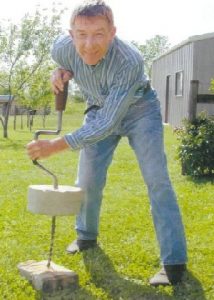 Building Fences: Post Rock for Rock Fence Posts Image